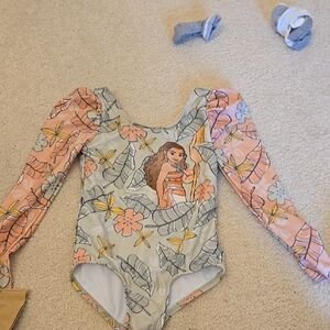 Disney Moana Long Sleeve Swimsuit